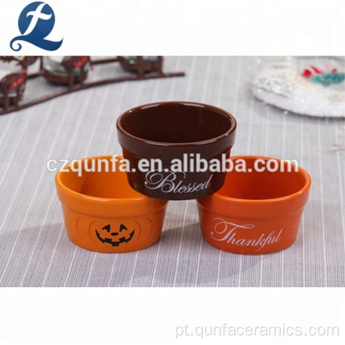 Por atacado pequenos pratos de cerâmica personalizados Bakeware Set